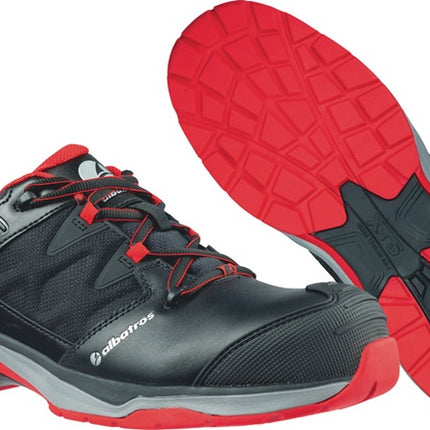 ALBATROS scarpa di sicurezza ULTRATRAIL BLACK Low taglia 45 nero/rosso ( 4300700585 )