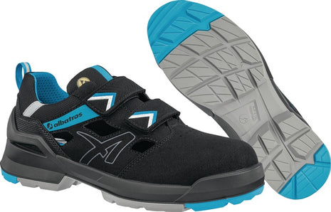 ALBATROS safety shoe FORGE AIR LOW size 40 black/blue ( 4300700800 )