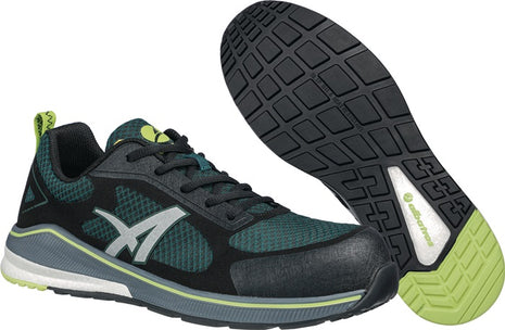 ALBATROS safety shoe AER58 GREEN LOW size 43 black/green ( 4300700853 )