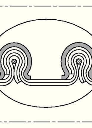 NORRES Tuyau d'aspiration et de soufflage CP HYP 450 Ø intérieur 40 mm ( 4501400400 )