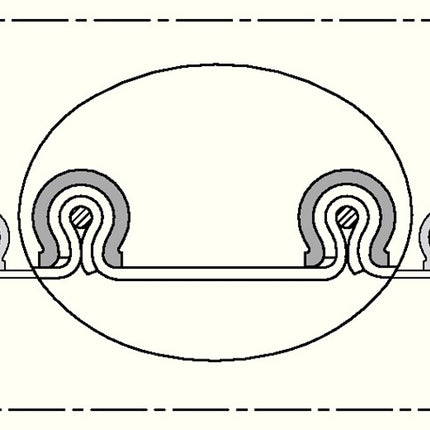 NORRES Absaug- und Gebläseschlauch CP VITON® 459 EC Innen-Ø 60 mm ( 4501401303 )