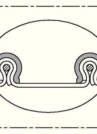 NORRES Absaug- und Gebläseschlauch CP VITON® 459 EC Innen-Ø 75-76 mm ( 4501401305 )