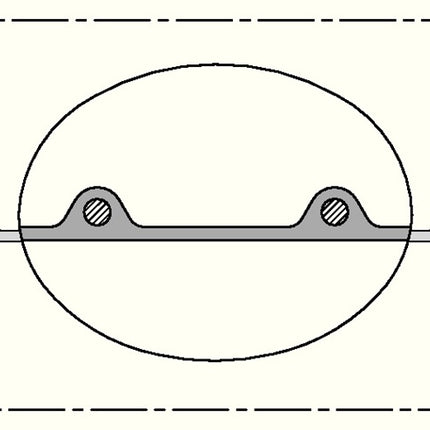 NORRES AIRDUC(R) PUR 351 Tubo di aspirazione e mandata per alimenti Ø interno 38 mm Ø esterno 46,00 mm ( 4501402283 )