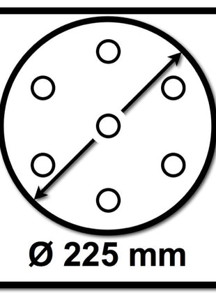 Festool Abrasifs STF D225 mm P400 GR S/25 Granat Soft 25 pièces ( référence: 204228 )