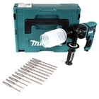 Makita HR 1841 FJ Bohrhammer 470 W SDS-Plus inkl. Koffer + Staubschutz + SDS-VPlus Bohrerset 12 tlg. - Toolbrothers