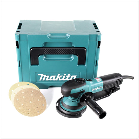 Makita BO 6050 J 750 W 150 mm Exzenter - Rotationsschleifer im Makpac