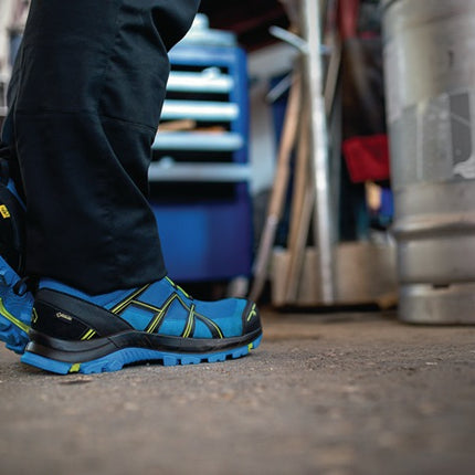 HAIX scarpa di sicurezza BE Safety 40.1 basso dimensioni 9.5 (44) blu / agrumi ( 4721000026 )