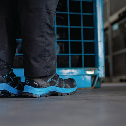 HAIX Sicherheitsstiefel BE Safety 40.1 Mid Größe 8 (42) schwarz/blau ( 4721000039 )