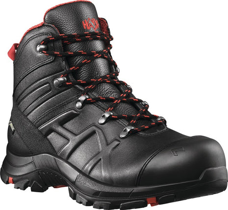 Botas de seguridad HAIX BE Safety 54 Talla media 7 (41) negro/rojo (4721000171)