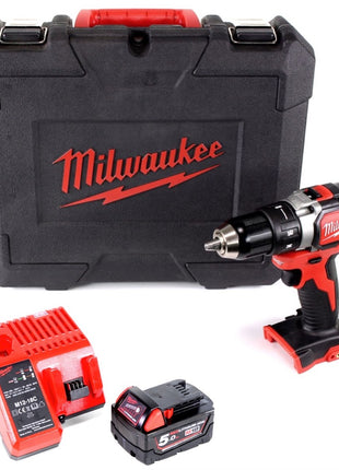 Milwaukee M18 BLDD 501 C 18 V Brushless Li-Ion Akku Bohrschrauber im Koffer + 1 x 5,0 Ah Akku + Ladegerät - Toolbrothers