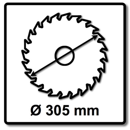 Makita SPECIALIZED Kreissägeblatt für Metall 305 x 25,4 x 2,3 mm 78 Zähne ( B-09793 ) für Kaltkreissäge Makita LC 1230 - Toolbrothers