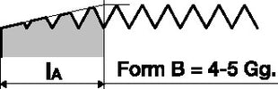 RUKO Einschnittgewindebohrer DIN 352 Form B M12x1,75 mm ( 8000421284 )