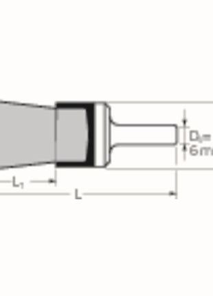 PFERD Brosse pinceau PBU INOX Ø 10 mm épaisseur de fil 0,15 mm ( 8000432607 )