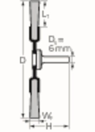 PFERD Rundbürste RBU ST Ø 20 mm Drahtstärke 0,2 mm ( 8000433010 )