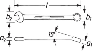 HAZET Ringmaulschlüssel 600 LG SW 27 mm Länge 480 mm ( 8000465050 )