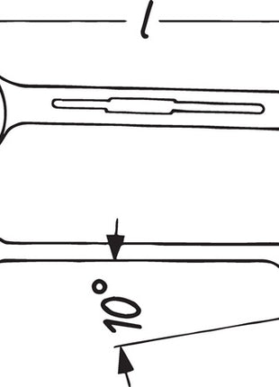 HAZET Ringmaulschlüssel 603 SW 8 mm Länge 120 mm ( 8000465099 )