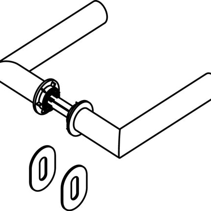 HEWI Rosettengarnitur 162PBM01.230 Polyamid 90m ( 8000482819 )
