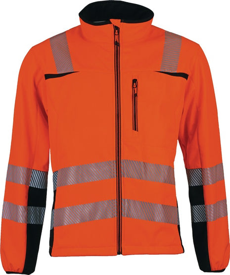 PREVENT TRENDLINE Chaqueta softshell de alta visibilidad Prevent® Trendline talla L (8000501470)