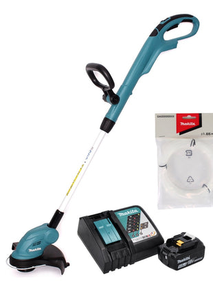 Makita DUR 181 RT1 Akku Rasentrimmer 18 V 260 mm + 1x Akku 5,0 Ah + Ladegerät + 1x Mähfaden - Toolbrothers