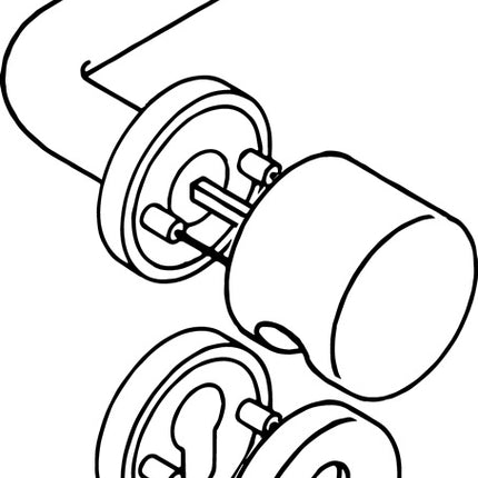 HEWI Rosettengarnitur 111PBR03.232 Polyamid 98m ( 8000590397 )