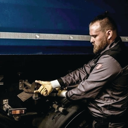 Guanti NITRAS 03405 taglia 8 bianco/giallo ( 8000636642 )