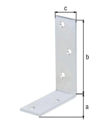 GAH Equerre de poutre L100x75 mm Largeur 30 mm ( 8001514136 )