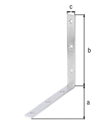 GAH Equerre de poutre L180x180 mm Largeur 20 mm ( 8001514139 )