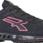 U.POWER scarpa di sicurezza da donna MICHELLE taglia 38 nero/rosa ( 8002411066 )
