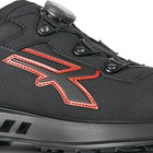 U.POWER scarpa bassa di sicurezza Caesar taglia 44 nero/rosso ( 8002411824 )