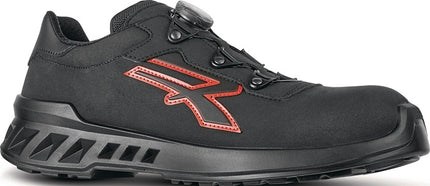 U.POWER scarpa bassa di sicurezza Caesar taglia 44 nero/rosso ( 8002411824 )