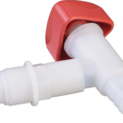 HÜNERSDORFF Auslaufhahn  HDPE/LDPE R 1/2+R 3/4 ″ ( 9000450241 )