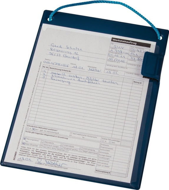 Borsa d'ordine EICHNER con chiusura a velcro, cordino e tasca ( 9000451236 )