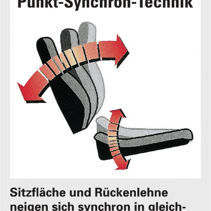 TOPSTAR Bürodrehstuhl  mit Synchrontechnik ( 9000482937 )