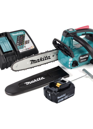 Makita DUC 254 RM1 Akku Kettensäge 18 V 25 cm Brushless + 1x Akku 4,0 Ah + Ladegerät - Toolbrothers