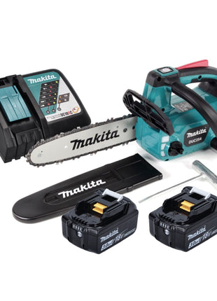 Makita DUC 254 RF Akku Kettensäge 18 V 25 cm Brushless + 2x Akku 3,0 Ah + Ladegerät - Toolbrothers