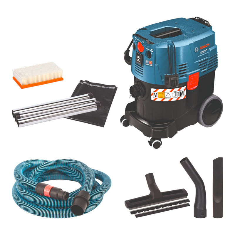 Bosch GAS 35 M AFC Aspiratore industriale professionale 1200 W 35 l ( 06019C3100 ) classe di polvere M