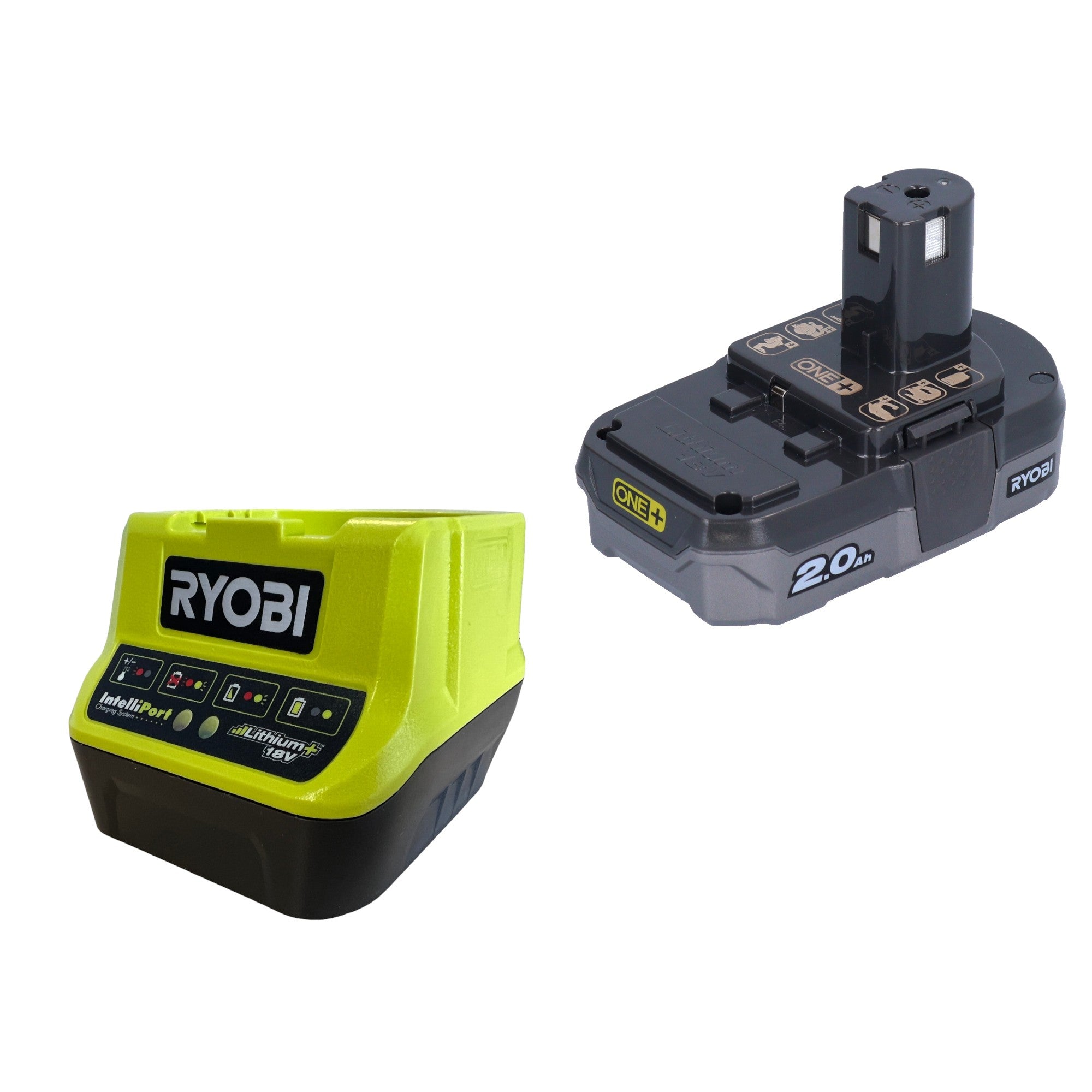 RYOBI R18PI 120GJ Akku Handkompressor 18 V 10 3 bar 5133005325 1x Akku 2 0 Ah Ladegeraet 2 - toolbrothers