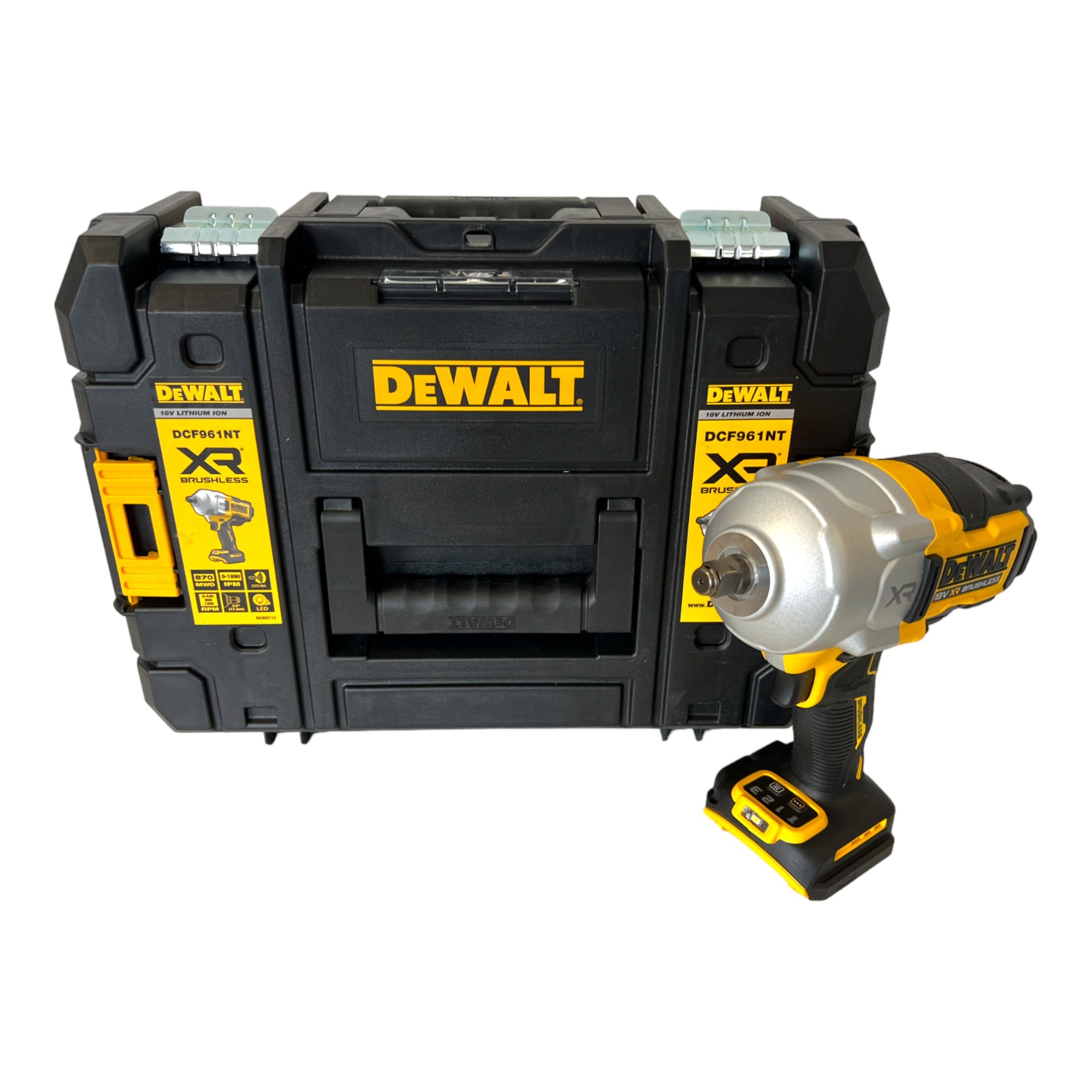 DeWalt DCF 961 NT Akku Schlagschrauber 18 V 1632 Nm 1 2 Brushless TSTAK ohne Akku ohne Ladegeraet 0 - toolbrothers