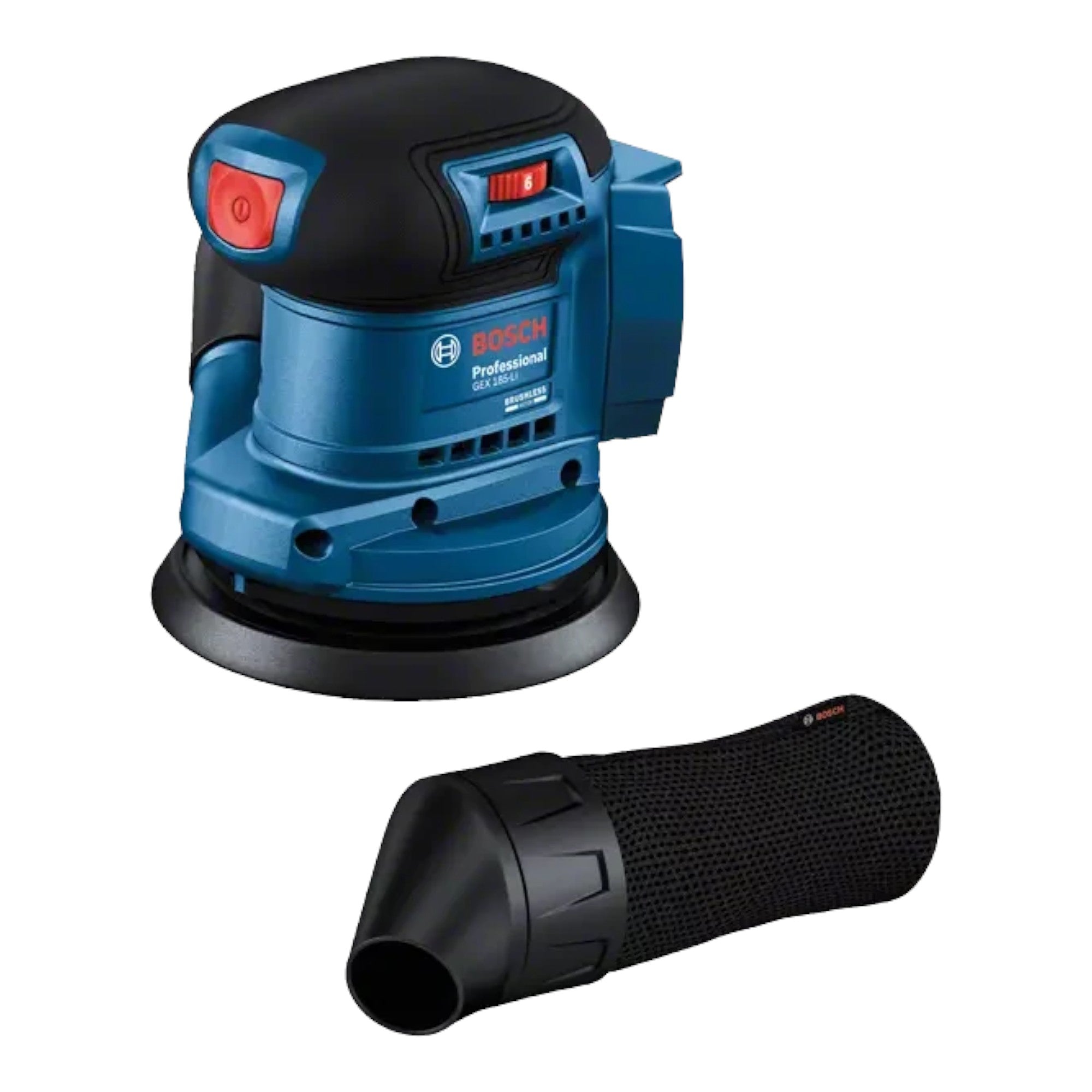 Bosch GEX 185 LI Professional Akku Exzenterschleifer 18 V 125 mm Brushless 1x Akku 5 0 Ah ohne Ladegeraet 1 - toolbrothers