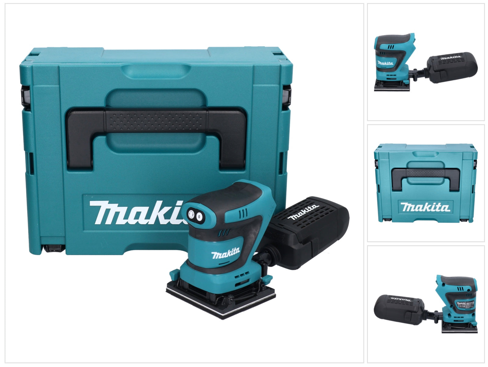 Makita DBO 480 ZJ Akku Schwingschleifer 18 V 112 x 102 mm Makpac ohne Akku ohne Ladegeraet 0 - toolbrothers