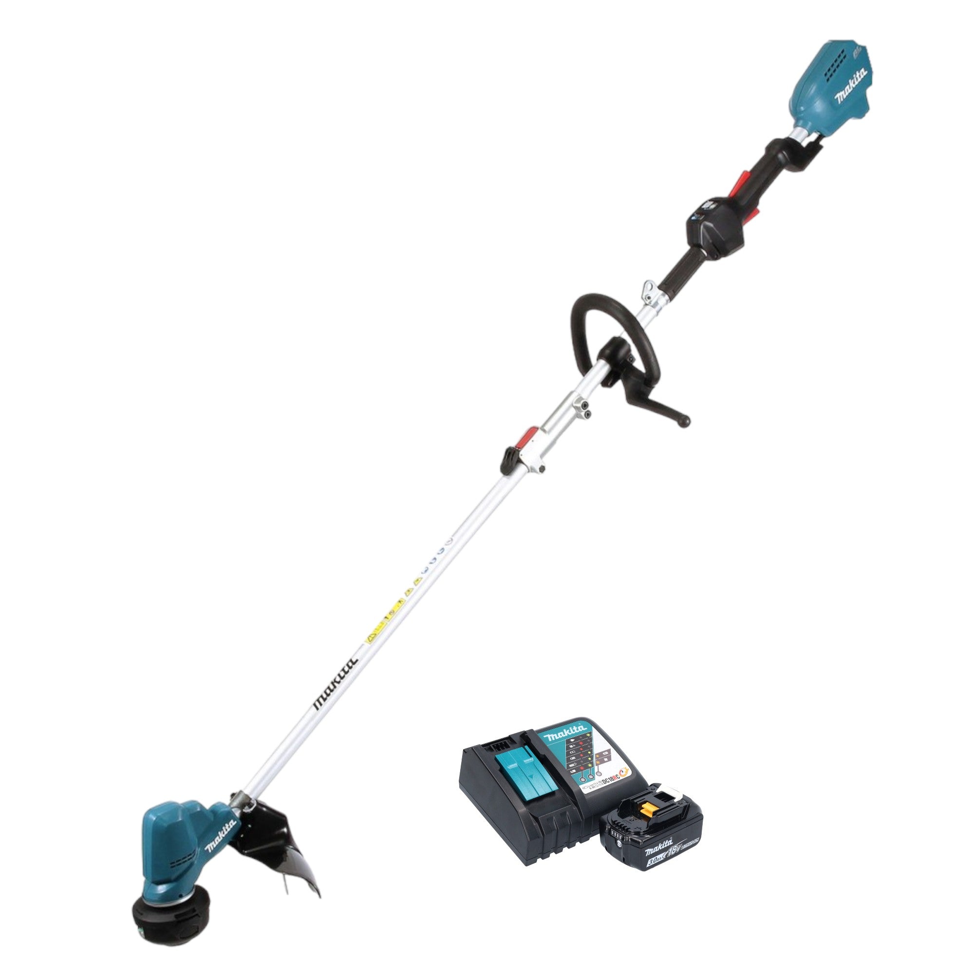 Makita DUR 191 LRF1X3 Akku Rasentrimmer 18 V Brushless 1x Akku 3 0 Ah Ladegeraet 0 - toolbrothers