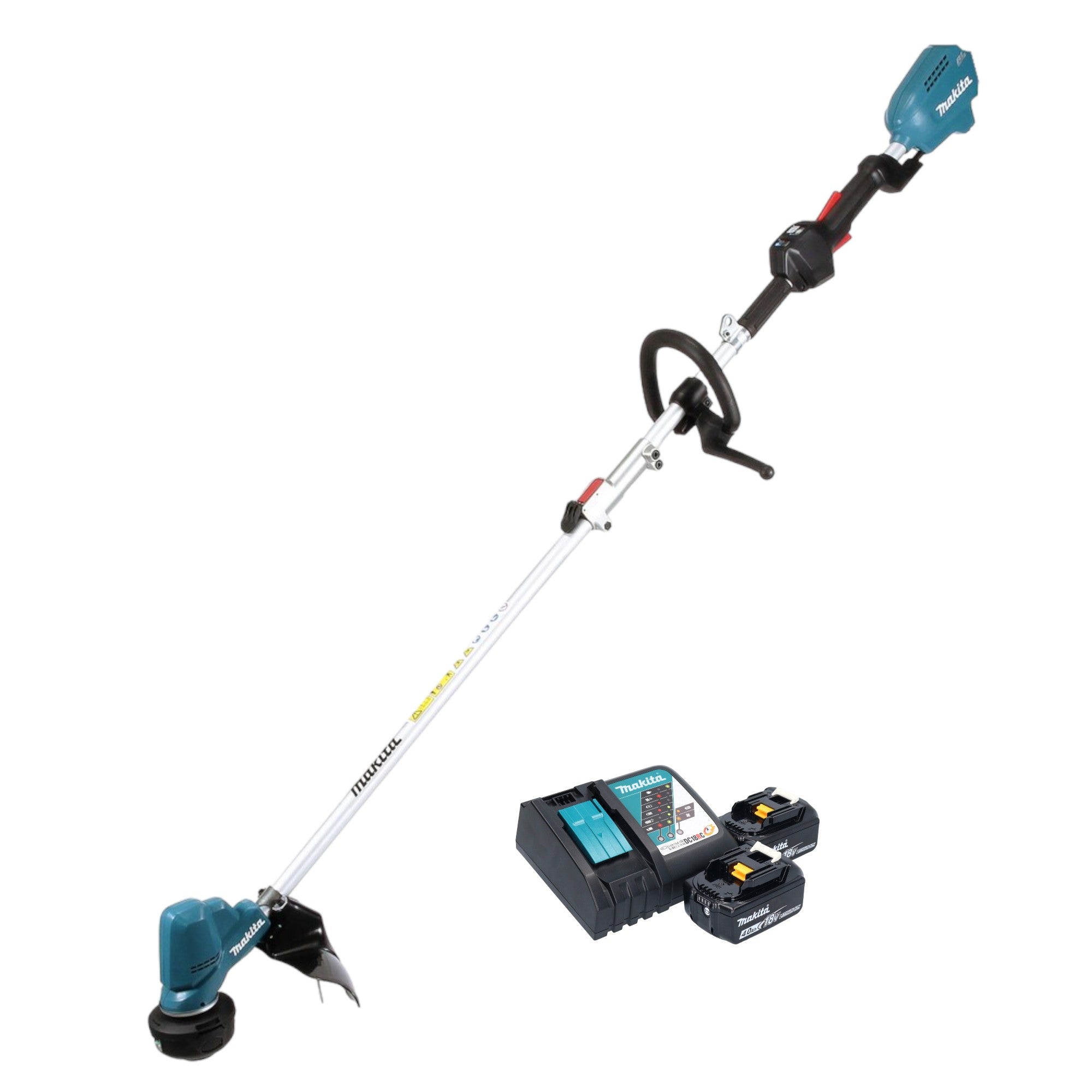 Makita DUR 191 LRMX3 Akku Rasentrimmer 18 V Brushless 2x Akku 4 0 Ah Ladegeraet 0 - toolbrothers