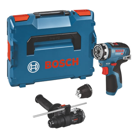 Bosch GSR 12V-35 FC akumulatorowa wiertarko-wkrętarka 12 V 35 Nm bezszczotkowa + 1x akumulator 6,0 Ah + 2x osprzęt + L-Boxx - bez ładowarki