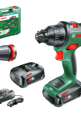 Bosch Home AdvancedImpact 18 Akku Schlagbohrschrauber 18 V 39 Nm ( 06039B5109 ) Brushless + 2x Akku 2,5 Ah + Ladegerät + Koffer