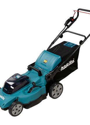 Cortacésped a batería Makita DLM 480 PT2 36 V (2x 18 V) 48 cm 62 l + 2x batería 5,0 Ah + cargador