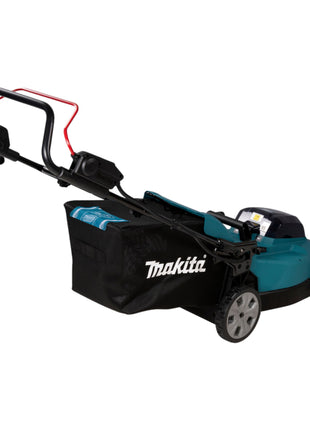 Makita DLM 480 CG2 Akku Rasenmäher 36 V ( 2x 18 V ) 48 cm 62 l + 2x Akku 6,0 Ah + Ladegerät