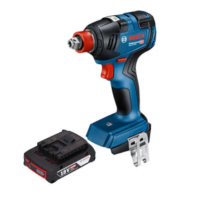 Bosch GDX 18V-200 Avvitatore a impulsi professionale a batteria 18 V 200 Nm brushless + 1x batteria ricaricabile 2,0 Ah - senza caricabatterie