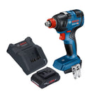 Bosch GDX 18V-200 Professional Akku Drehschlagschrauber 18 V 200 Nm Brushless + 1x ProCORE Akku 4,0 Ah + Ladegerät