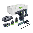 Festool KHC 18 EB-Basic martillo combinado a batería 18 V 2,6 J SDS-Plus sin escobillas + 1x batería 4,0 Ah + cargador + systainer