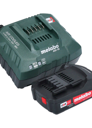 Metabo BS 18 LT Perceuse-visseuse sans fil 18 V 60 Nm + 1x batterie 2,0 Ah + chargeur + metaBOX